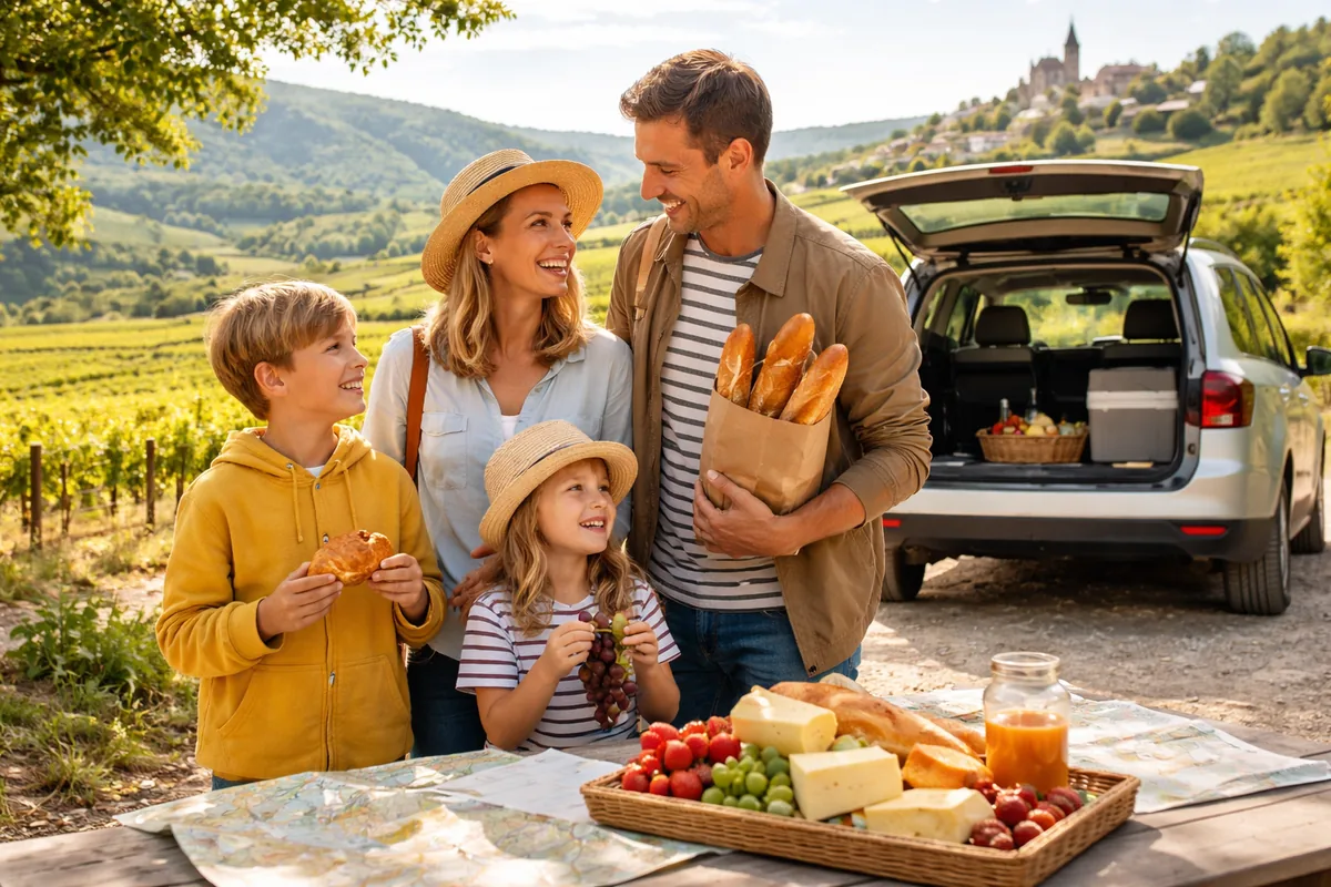 Comment réaliser un road trip gastronomique en France avec des enfants
