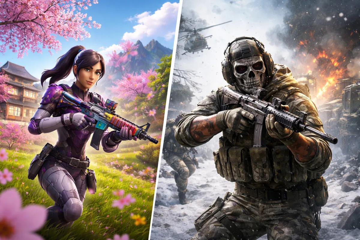 Quel est l'impact des saisons sur le gameplay dans Fortnite et Call of Duty