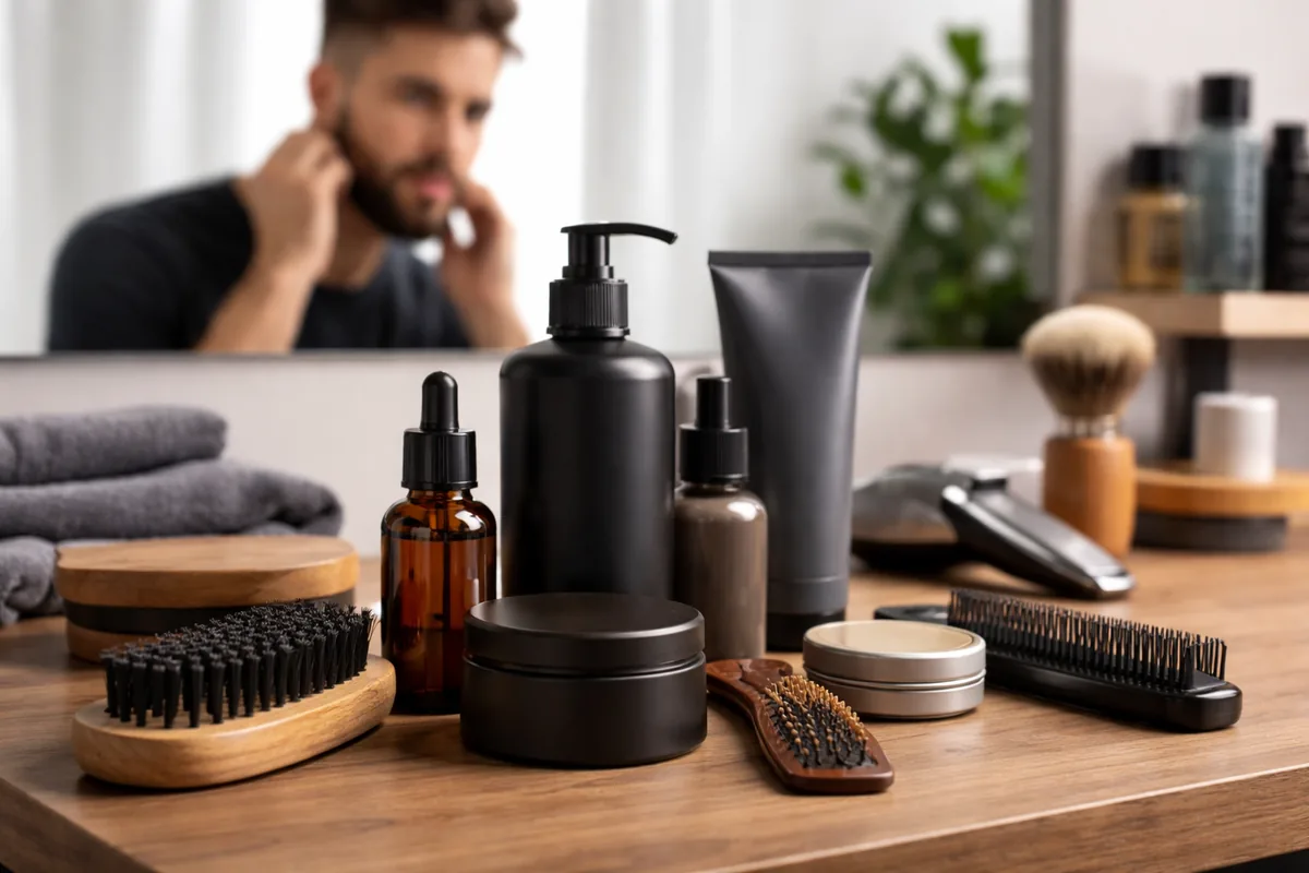Comment choisir les soins adaptés à la barbe et aux cheveux pour hommes