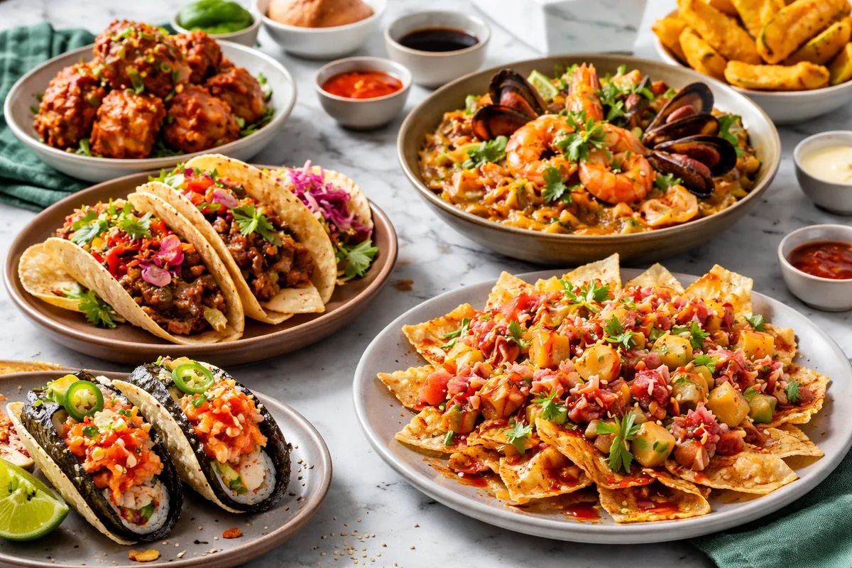 Explorer les plaisirs de la cuisine fusion à travers le monde