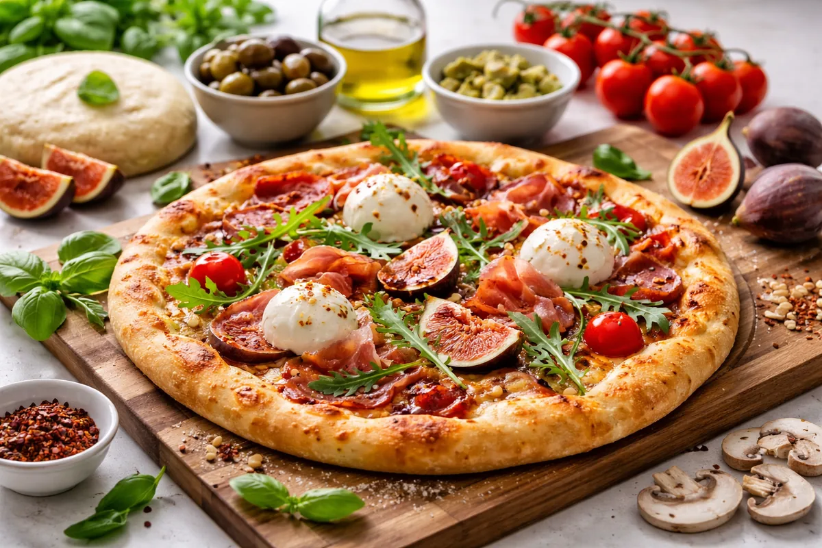 Comment préparer une pizza maison avec des garnitures originales